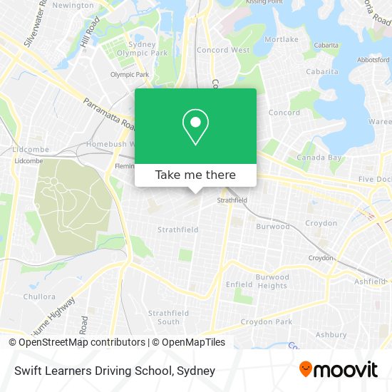 Swift Learners Driving School map
