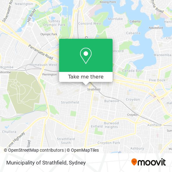 Municipality of Strathfield map