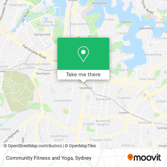 Mapa Community Fitness and Yoga