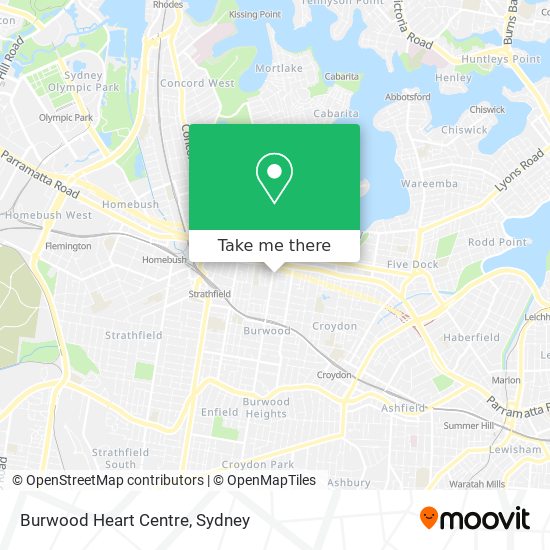 Burwood Heart Centre map