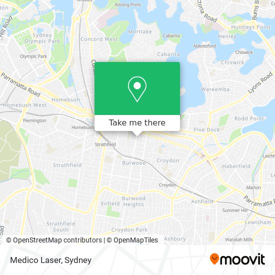 Medico Laser map