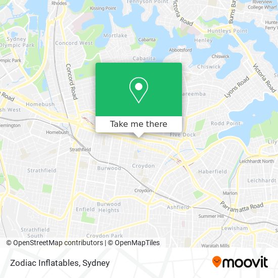Zodiac Inflatables map