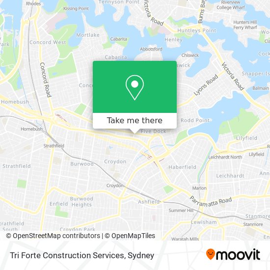 Mapa Tri Forte Construction Services