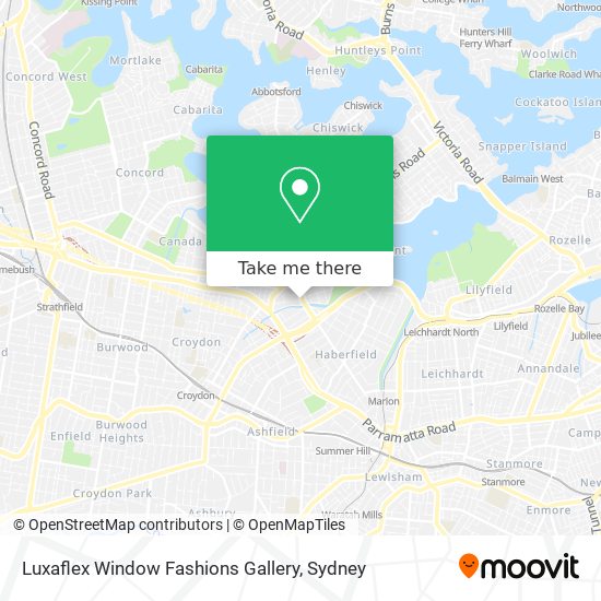 Luxaflex Window Fashions Gallery map