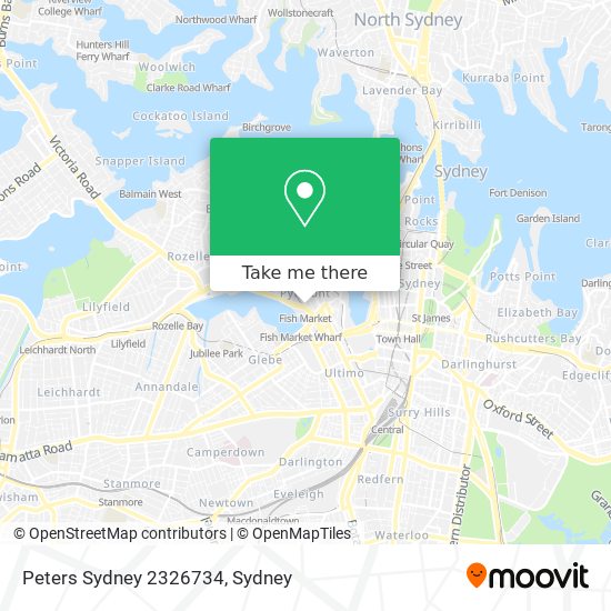 Peters Sydney 2326734 map