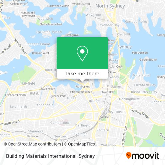 Building Materials International map