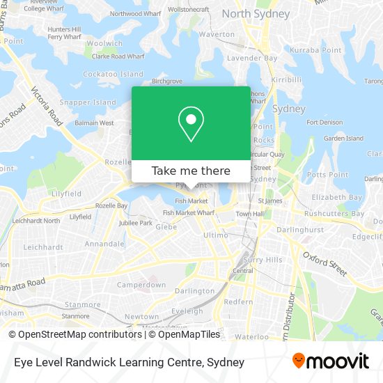 Eye Level Randwick Learning Centre map