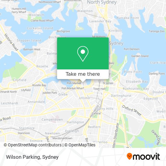 Wilson Parking map