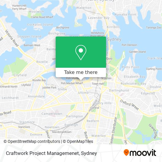 Craftwork Project Managemenet map