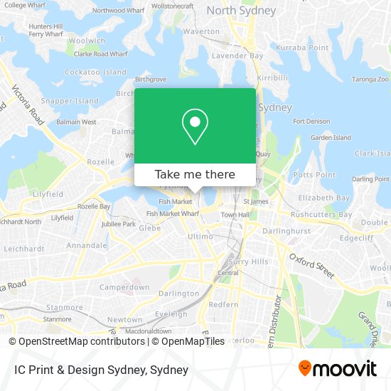 Mapa IC Print & Design Sydney