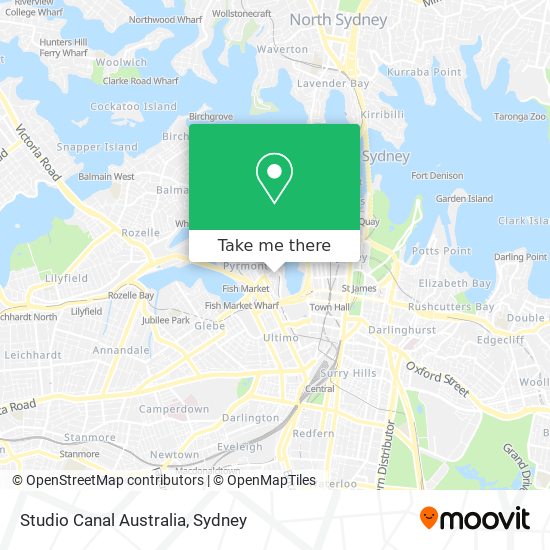 Studio Canal Australia map