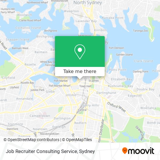 Job Recruiter Consulting Service map