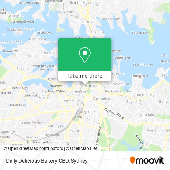 Daily Delicious Bakery-CBD map