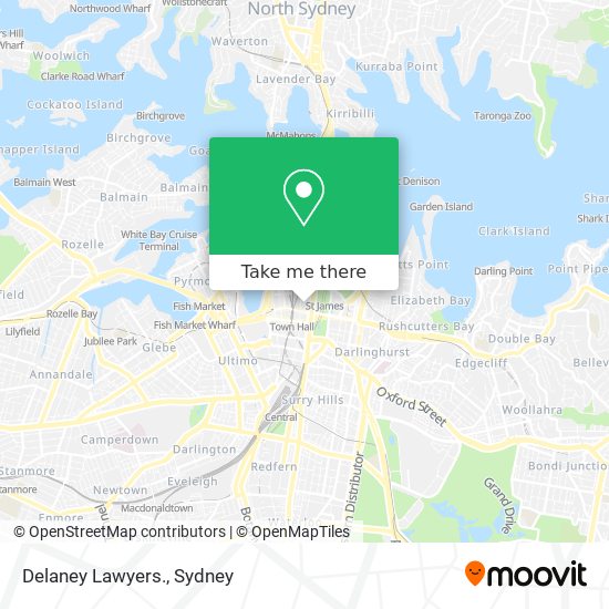 Delaney Lawyers. map