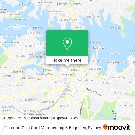 Thredbo Club Card Membership & Enquiries map