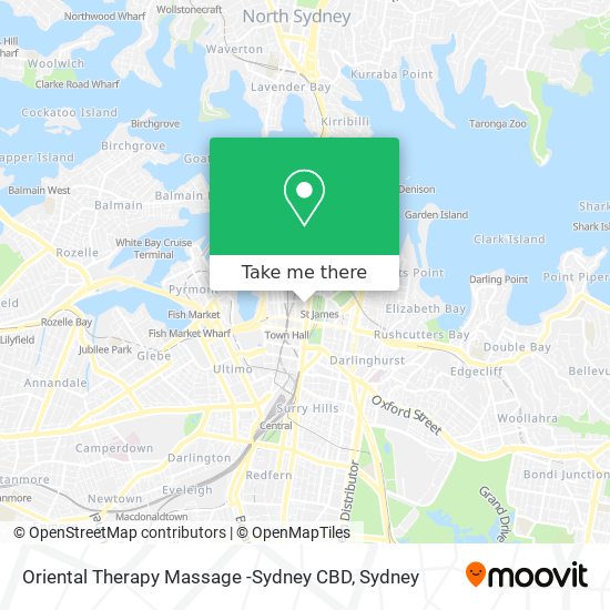 Mapa Oriental Therapy Massage -Sydney CBD