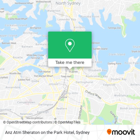 Anz Atm Sheraton on the Park Hotel map