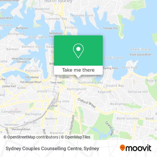 Sydney Couples Counselling Centre map