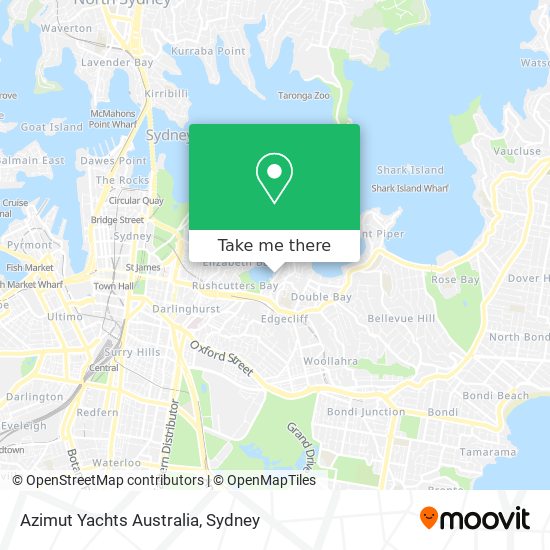 Azimut Yachts Australia map