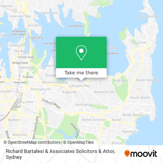 Richard Bartalesi & Associates Solicitors & Attor map