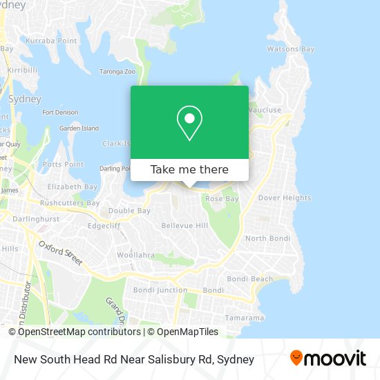 New South Head Rd Near Salisbury Rd map