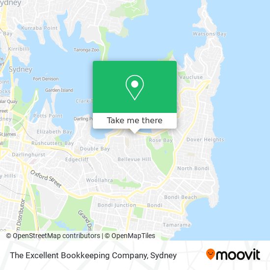 Mapa The Excellent Bookkeeping Company