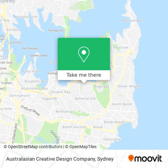 Australasian Creative Design Company map
