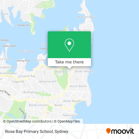 Rose Bay Primary School map