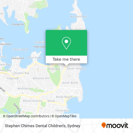 Mapa Stephen Chimes Dental Children's