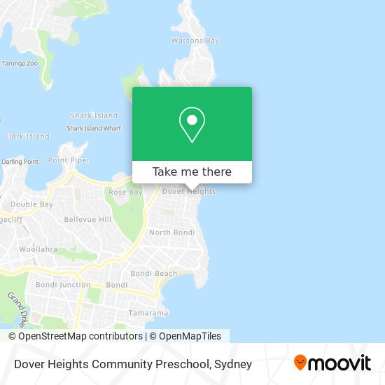 Mapa Dover Heights Community Preschool