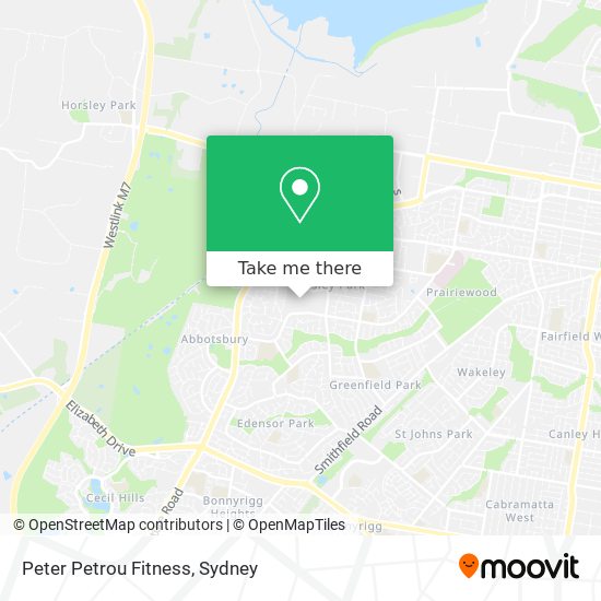 Peter Petrou Fitness map