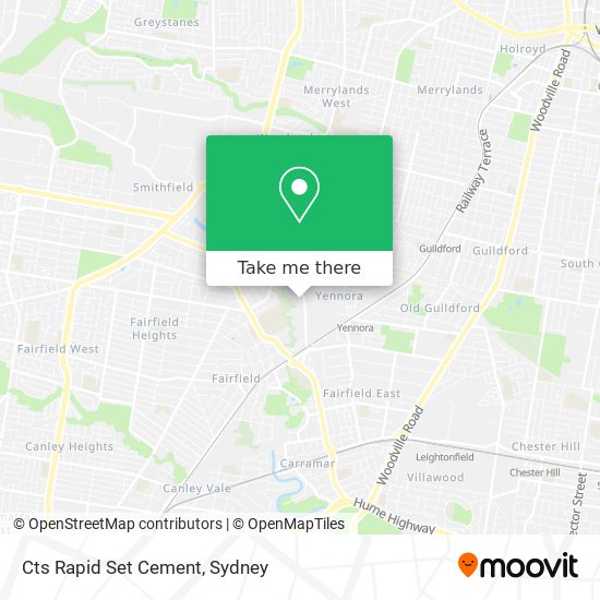 Cts Rapid Set Cement map