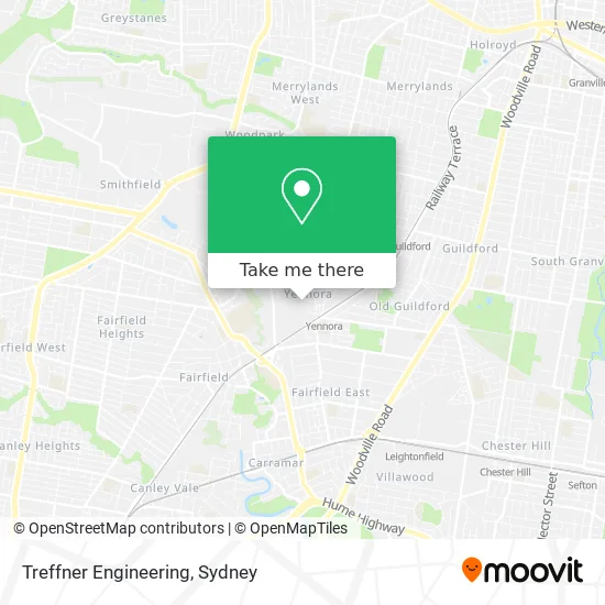 Mapa Treffner Engineering