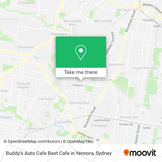 Buddy's Auto Cafe Best Cafe in Yennora map