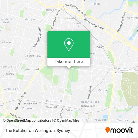 The Butcher on Wellington map