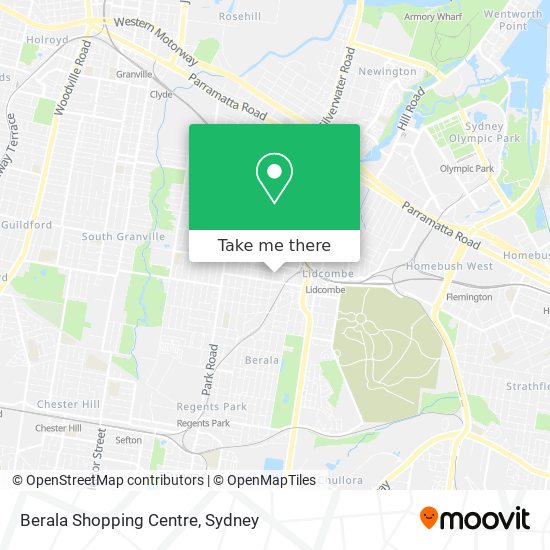 Berala Shopping Centre map