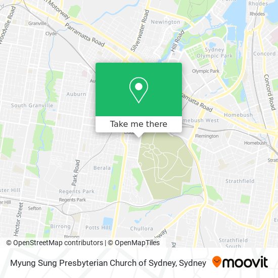 Myung Sung Presbyterian Church of Sydney map