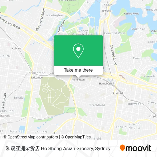 Mapa 和晟亚洲杂货店 Ho Sheng Asian Grocery