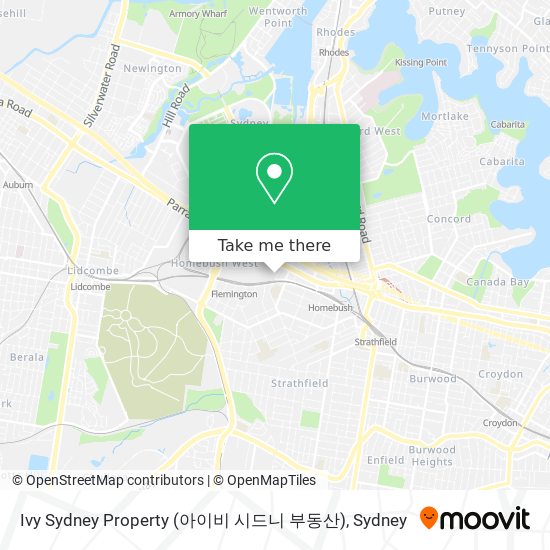 Ivy Sydney Property (아이비 시드니 부동산) map