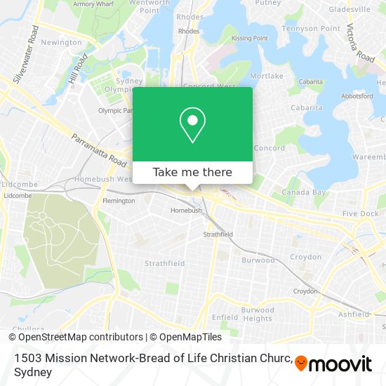 Mapa 1503 Mission Network-Bread of Life Christian Churc