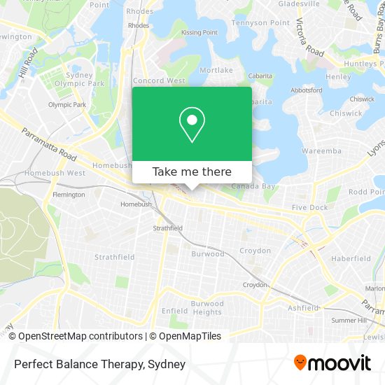 Perfect Balance Therapy map