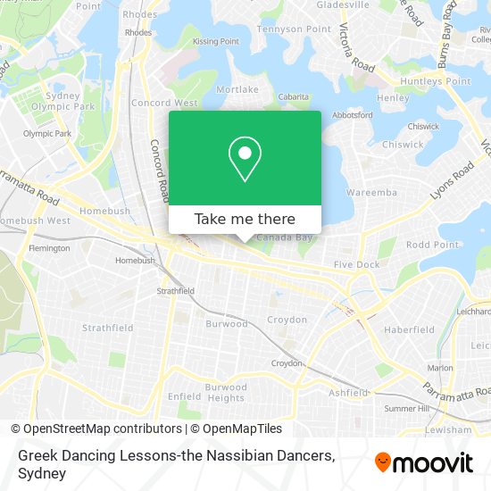 Greek Dancing Lessons-the Nassibian Dancers map