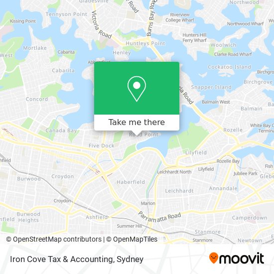 Mapa Iron Cove Tax & Accounting