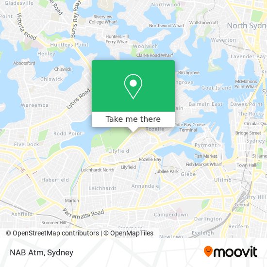 NAB Atm map