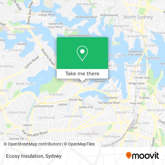 Ecosy Insulation map