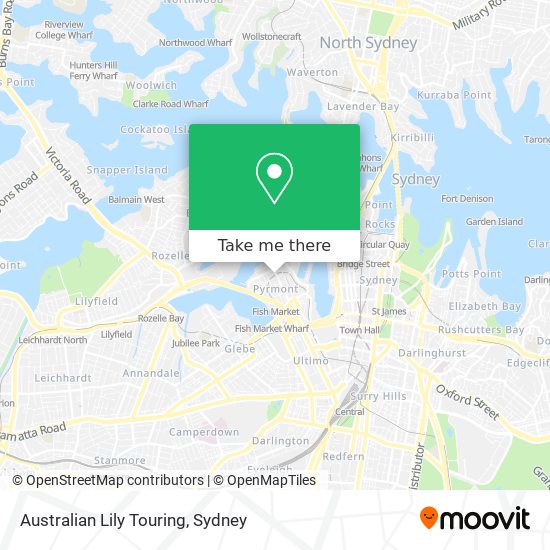 Australian Lily Touring map