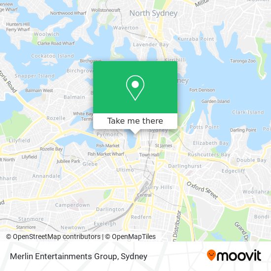 Merlin Entertainments Group map