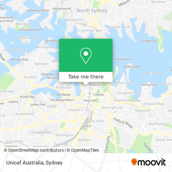 Unicef Australia map