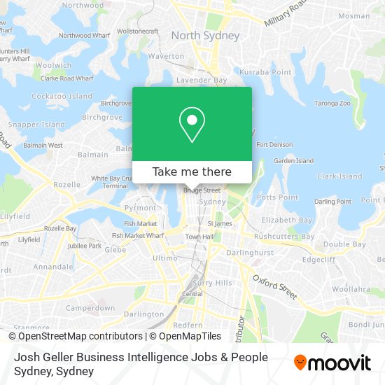 Josh Geller Business Intelligence Jobs & People Sydney map