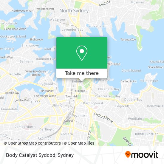 Mapa Body Catalyst Sydcbd